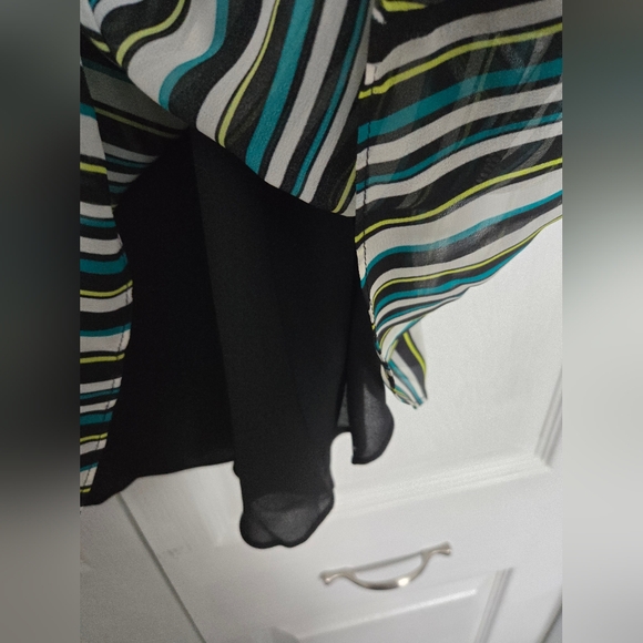 Torrid (NWT) Black & White Polka Dot Sophie Chiffon Swing Cami  - Size 3 - Picture 6 of 9